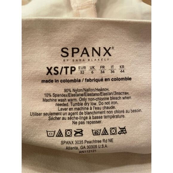 SPANX Womens Everyday Shaping Thong Panty XS Naked SS0815 Seamless Tummy Control - Picture 6 of 9